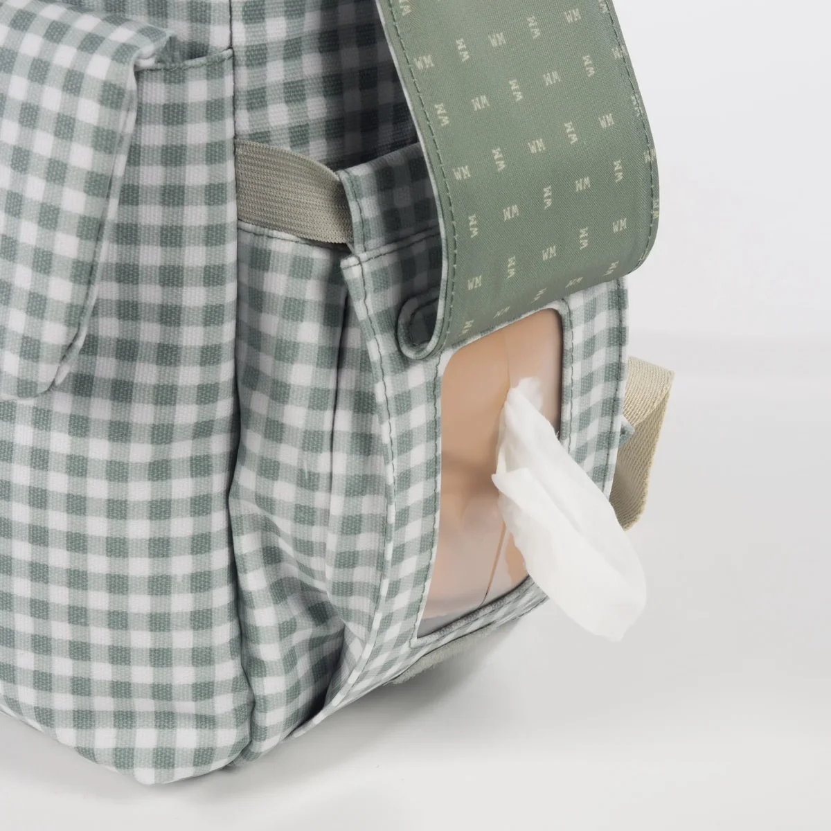 Walking mum mochila i love vichy verde - Image 6