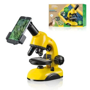 Microscópio Junior Biolux 40x–1024x National Geographic
