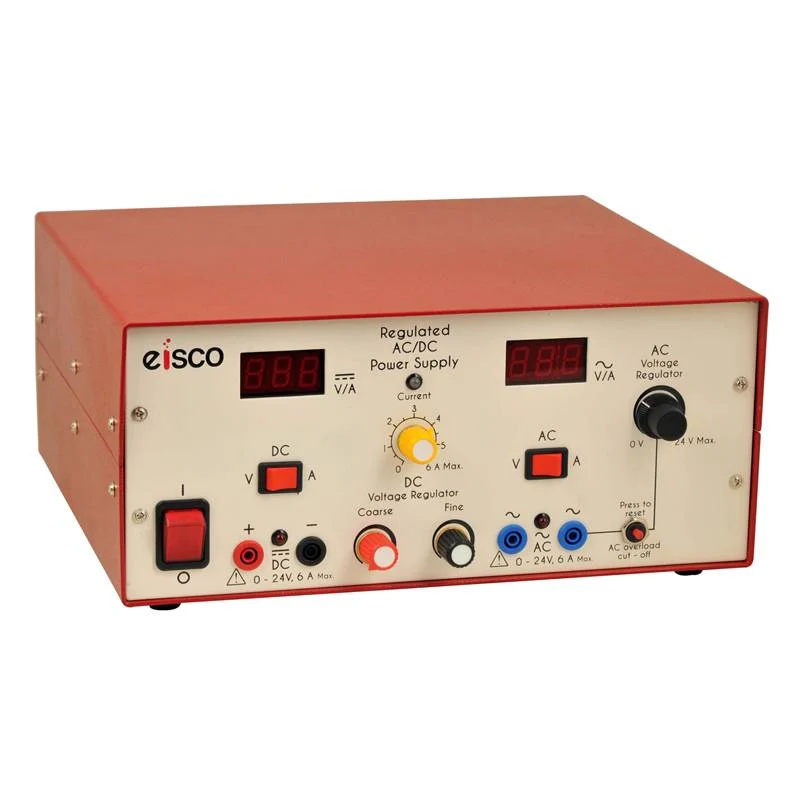 Fonte de alimentação regulável, digital baixa tensão CC/CA (0-24V - 6A) - Image 2
