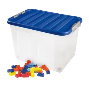 Contentor com 4 kg de Blocos de Construção Coloridos