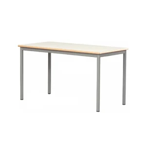 Mesa dupla de aluno com estrutura metálica