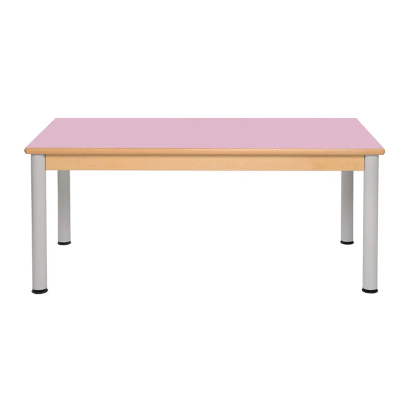 Mesa dupla com estrutura de madeira e pernas metálicas - Image 8